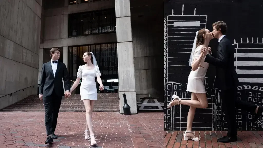 Boston City Hall wedding